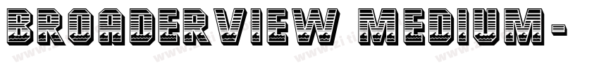 BroaderView Medium字体转换